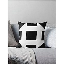 Detroit Become Human Symbol of Finding Jericho Logo Throw Pillow