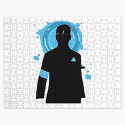 Mens My Favorite Connor Detroit Become Human Silhouette Gifts For Movie Fan Jigsaw Puzzle