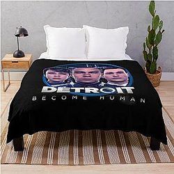 Vintage Detroit Become Human Idol Gift Fot You Throw Blanket
