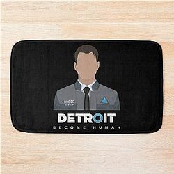 Retro Vintage Detroit Become Human Retro Wave Bath Mat