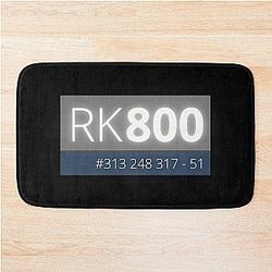 RK800 Connor Android Model Number Detroit Become Human Bath Mat