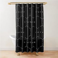 Detroit Become Human CyberLife Logo Shower Curtain