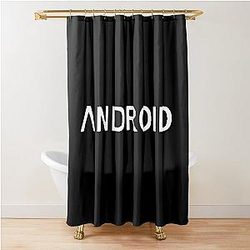 Detroit Become Human Android Logo Shower Curtain