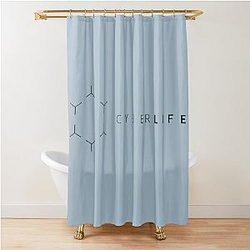 Detroit Become Human CyberLife Logo Shower Curtain