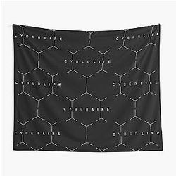 Detroit Become Human CyberLife Logo Tapestry