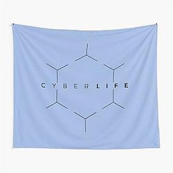 Detroit Become Human CyberLife Logo Tapestry