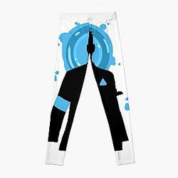 Mens My Favorite Connor Detroit Become Human Silhouette Gifts For Movie Fan Leggings