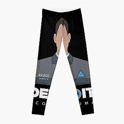 Retro Vintage Detroit Become Human Retro Wave Leggings