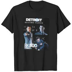 Detroit Become Human Connor Character T-shirts