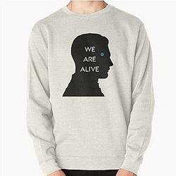 Detroit Become Human - Connor - We Are Alive - Black Pullover Sweatshirt