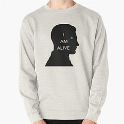 Detroit Become Human - Connor - I Am Alive - Black Pullover Sweatshirt