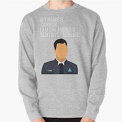 Detroit Become Human - Connor - RK800 - MInimal Pullover Sweatshirt