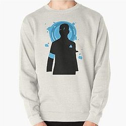 Mens My Favorite Connor Detroit Become Human Silhouette Gifts For Movie Fan Pullover Sweatshirt