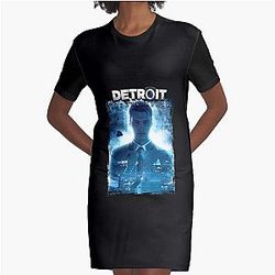 Detroit Become Human Classic  Graphic T-Shirt Dress