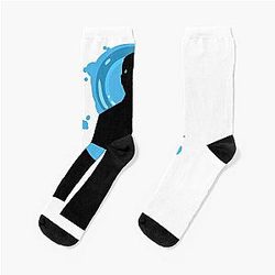 Mens My Favorite Connor Detroit Become Human Silhouette Gifts For Movie Fan Socks