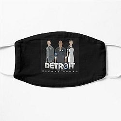 Vintage Retro Detroit Become Human Cute Gifts Flat Mask