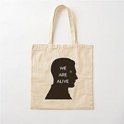 Detroit Become Human - Connor - We Are Alive - Black Cotton Tote Bag