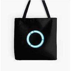Android LED  Detroit Become Human circle All Over Print Tote Bag