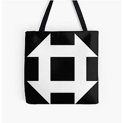 Detroit Become Human Symbol of Finding Jericho Logo All Over Print Tote Bag