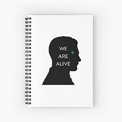 Detroit Become Human - Connor - We Are Alive - Black Spiral Notebook