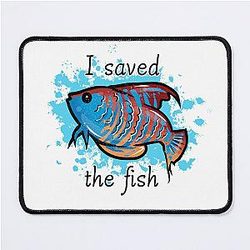 I saved the fish Detroit become human Mouse Pad