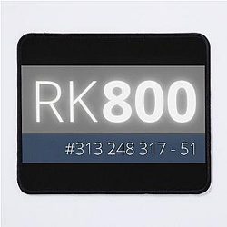 RK800 Connor Android Model Number Detroit Become Human Mouse Pad