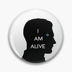 Detroit Become Human - Connor - I Am Alive - Black Pin