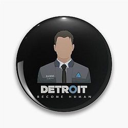 Retro Vintage Detroit Become Human Retro Wave Pin