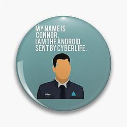 Detroit Become Human - Connor - RK800 - MInimal Pin