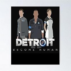 Vintage Retro Detroit Become Human Cute Gifts Poster