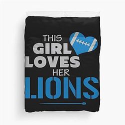Football Detroit Lions Duvet Cover