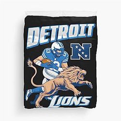 Football Detroit Lions Duvet Cover
