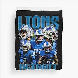 Detroit Lions Duvet Cover