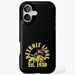 Retro Detroit Lions iPhone Case