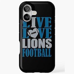 Football Case for Detroit Lions iPhone