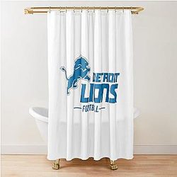 Football Detroit Lions Shower Curtain