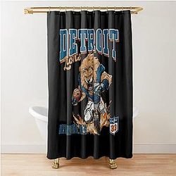 Football Detroit Lions Shower Curtain
