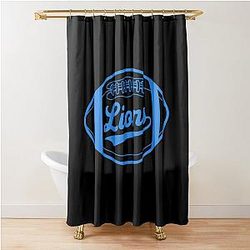Football Shower Curtain for Detroit Lions