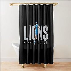 Football Detroit Lions Shower Curtain