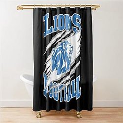 Football Detroit Lions Shower Curtain