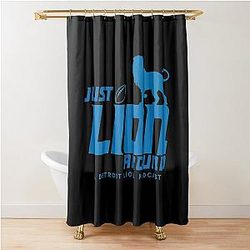 Football Detroit Lions Shower Curtain