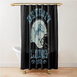 Football Detroit Lions Shower Curtain