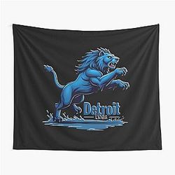 Football Detroit Lions Tapestry