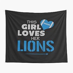 Football Detroit Lions Tapestry