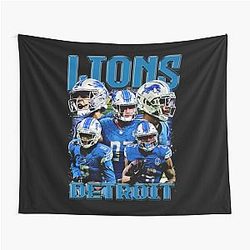 Football Detroit Lions Tapestry