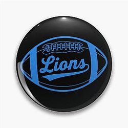 Football in Detroit Lions Pin