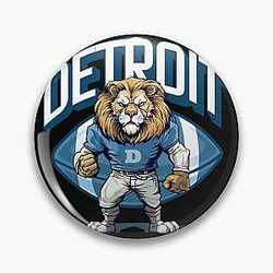 Football Detroit Lions Pin