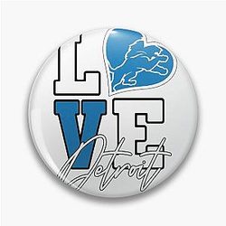Football Detroit Lions Pin