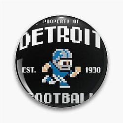 Football Detroit Lions Pin