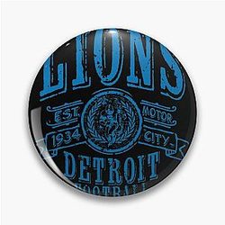 Football Detroit Lions Pin